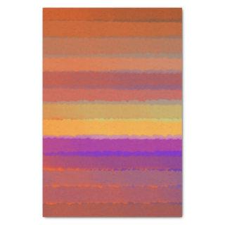 Glowing Sunrise Salty Watercolor Pop Of Color Art Tissue Paper