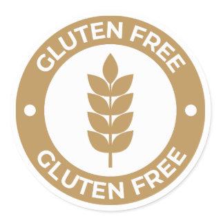 Gluten Free Classic Round Sticker