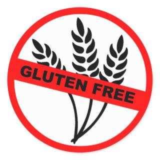 Gluten Free Classic Round Sticker