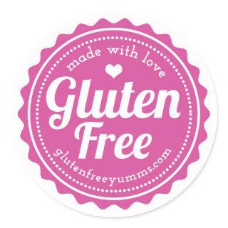 Gluten-Free Stickers — Made with Love