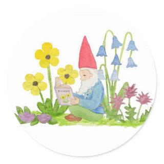 Gnome with Flowers sticker