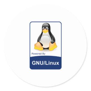 GNU/Linux Classic Round Sticker