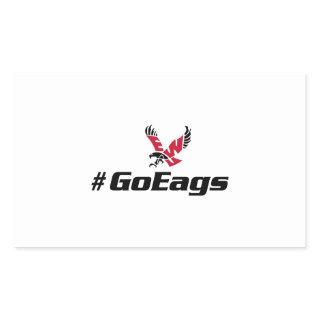 Go Eags Rectangular Sticker