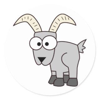 GOAT ART CLASSIC ROUND STICKER