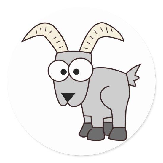 GOAT ART CLASSIC ROUND STICKER