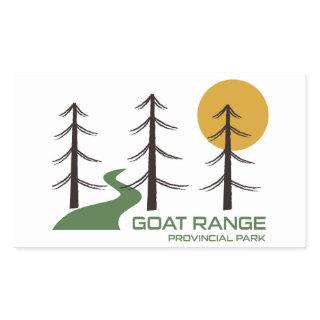 Goat Range Provincial Park Trail Rectangular Sticker