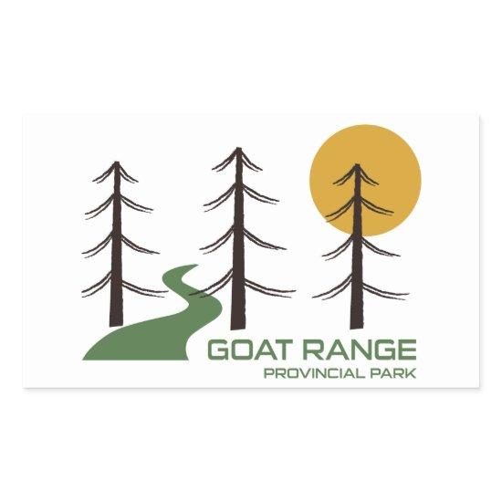 Goat Range Provincial Park Trail Rectangular Sticker