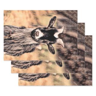 Goat Vintage Country Farm Animal Decoupage  Sheets