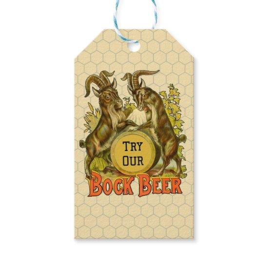 Goats Bock Beer Advertising Gift Tags