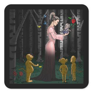 Goblin Love Square Sticker