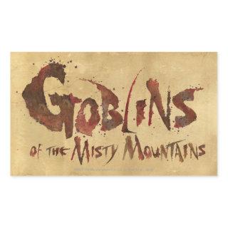 Goblins of the Misty Mountains Rectangular Sticker