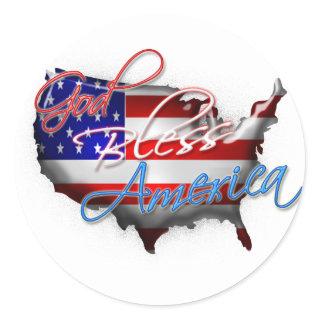 God Bless America Sticker