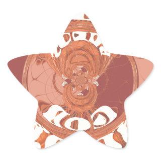 God Bless You Inspirational Text Design.  Star Sticker