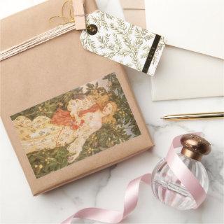 Goddess of Blossoms and Flowers, Flora by Morgan Rectangular Sticker