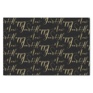 Gol & (ANY COLOR) HAPPY NEW YEAR Custom Party Tissue Paper