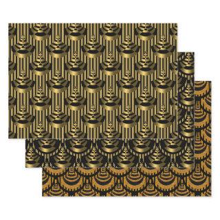 Gold and Black Art Deco Elegant  Sheets