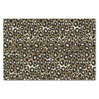 Gold and Black Leopard Animal Print Tissue Paper