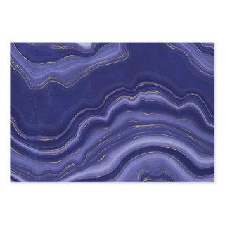 Gold And Blue Agate Stone Marble Geode Modern Art  Sheets