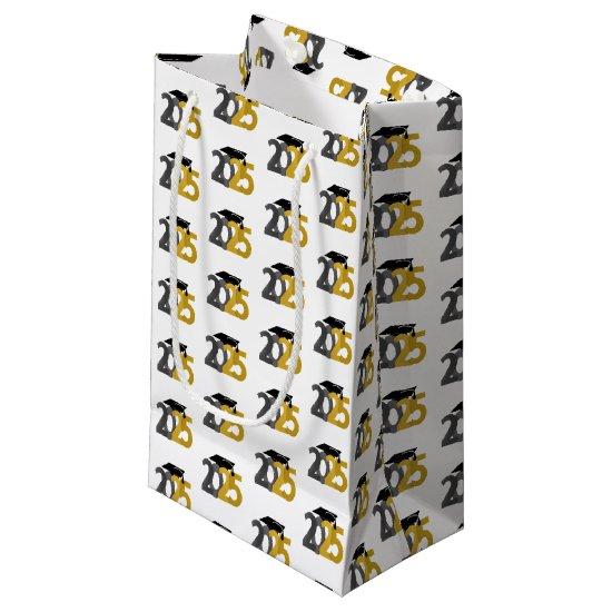Gold and Silver Class of 2025 Graduation Small Gift Bag