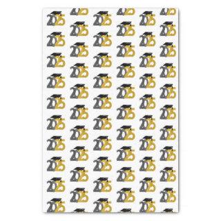 Gold and Silver Class of 2025 Graduation Tissue Paper