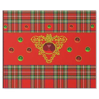 GOLD CELTIC HEART,RUBY, RED GREEN SCOTTISH TARTAN