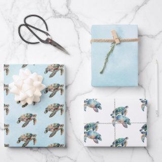 Gold Dream Sea Turtle  Sheets