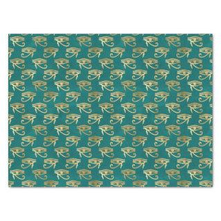 Gold Egyptian Eye of Horus Pattern   Tissue Paper
