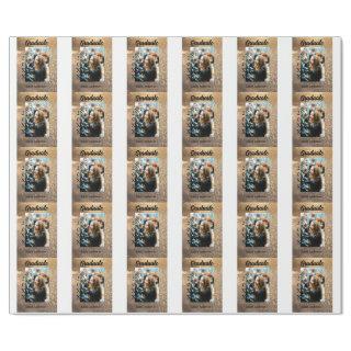Gold glitter photo graduation add name class text