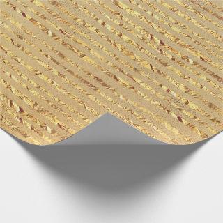 Gold Glitter Ribbon Design