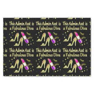 GOLD GLITZY ADMIN ASSISTANT DIVA DESIGN TISSUE PAPER