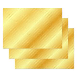 Gold Look Elegant Modern Glossy Template Golden  Sheets