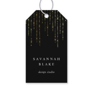 Gold Marquee Business Gift Tags