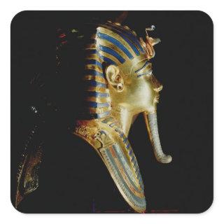 Gold mask of Tutankhamun Square Sticker