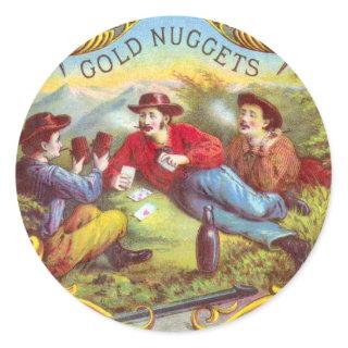 Gold Nuggets Antique Cigar Label