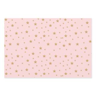 Gold Star Elegant Glitter Modern Girl Baby Shower   Sheets