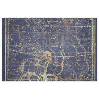 Gold Star Map Series Design 6 Tissue Paper