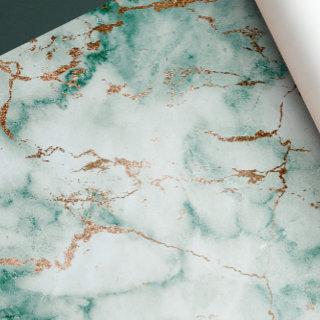 Gold White Deep Green Marble Stone Brushes