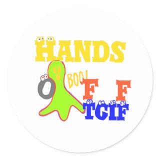 Golden Boo! Girly TGIF Thanks God Its Friday Hakun Classic Round Sticker