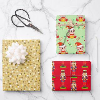 Golden Confetti, Christmas Elf, Nutcracker  Sheets