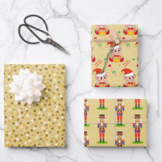 Golden Confetti, Christmas Elf, Nutcracker  Sheets