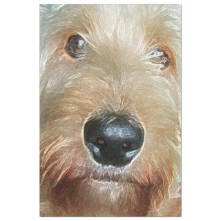 Golden Doodle Tissue Paper for gifts and decoupage