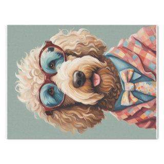 Golden Doodle with style[ Tissue Paper