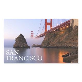 Golden Gate Bridge | San Francisco California Rectangular Sticker