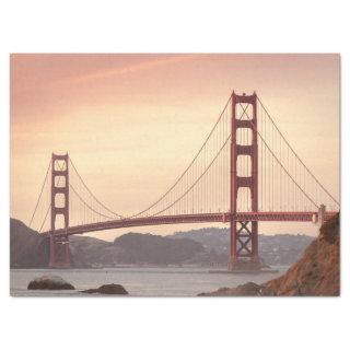 golden gate bridge tissue paper