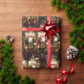 Golden Green Nutcracker Soldiers Christmas