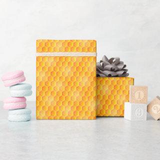 Golden Honeycomb Pattern