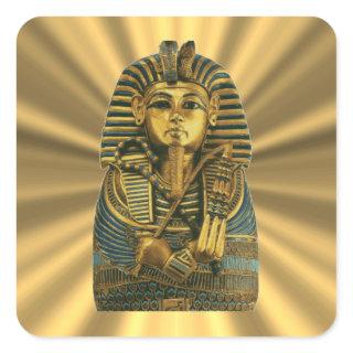 Golden King Tut #2 Square Sticker