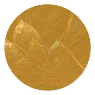 GOLDEN LOTUS2  CLASSIC ROUND STICKER