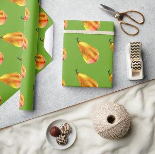 Golden Pear Fruit art