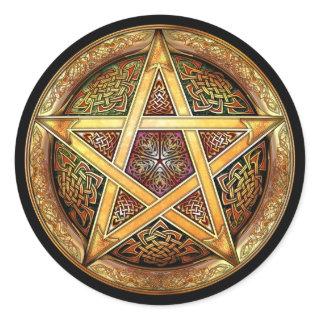 Golden Pentacle Stickers